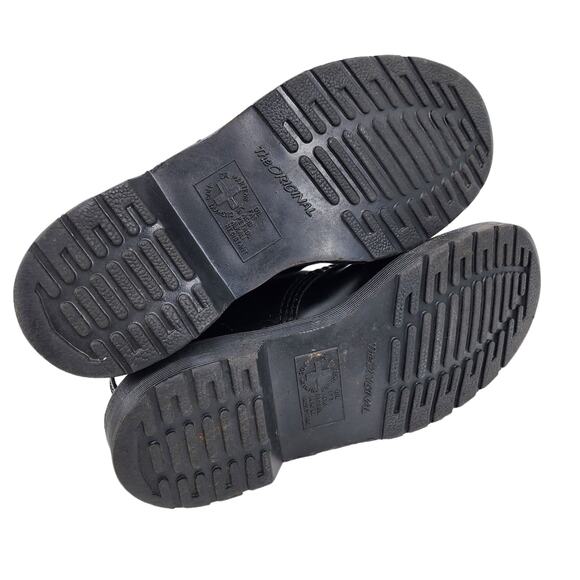 Dr. Marten's Doc's 1460 The Original Black Leather Lace Up Boots Size 7 - Picture 5 of 8